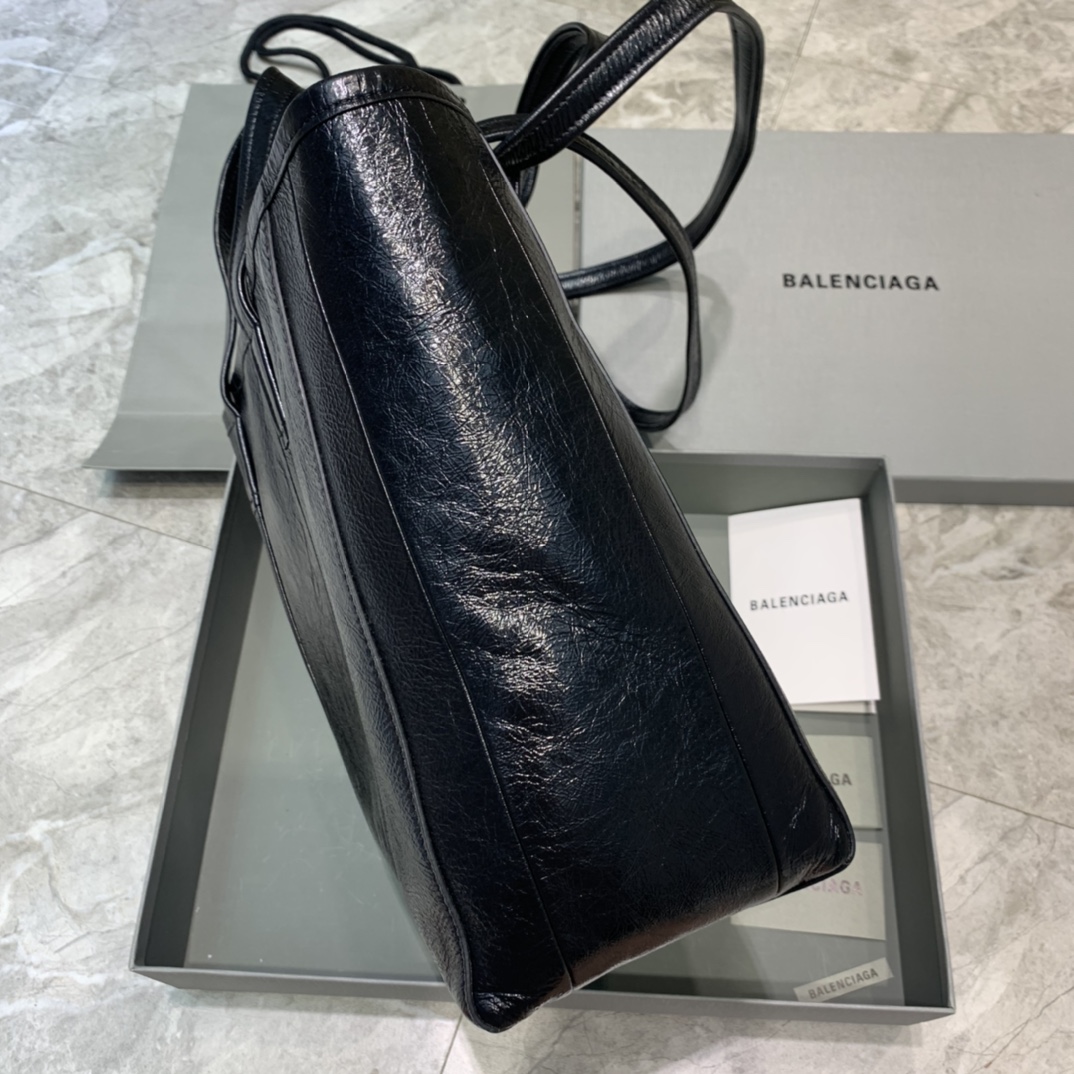 Balenciaga Tote Handbag Shopping Bag Black